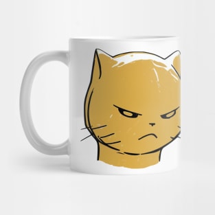 Mean cat sketch Mug